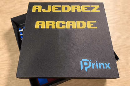 Ajedrez Arcade – Set de ajedrez impreso en 3D inspirado en videojuegos retro - Prinx 3D