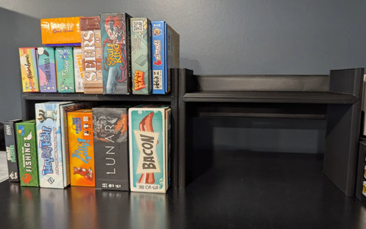 Estantería modular – Organizador para juegos de mesa en formato vertical - Prinx 3D Soluciones Integrales