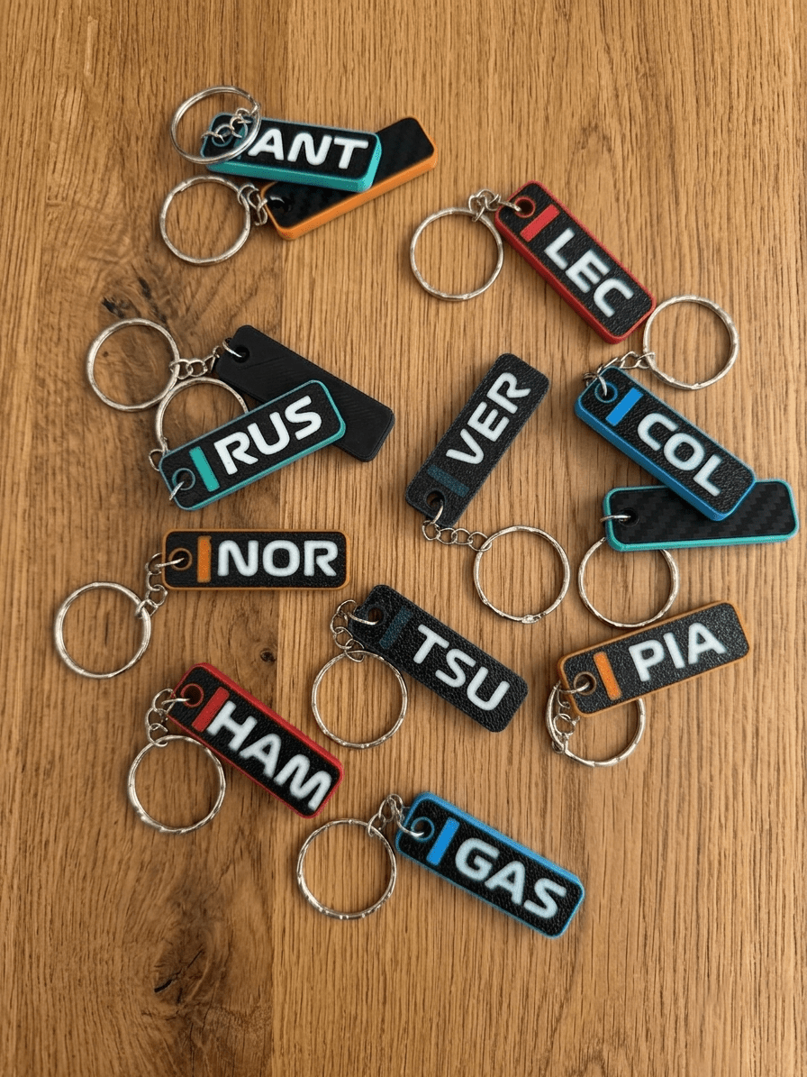 Llavero TAG F1 - Prinx 3D