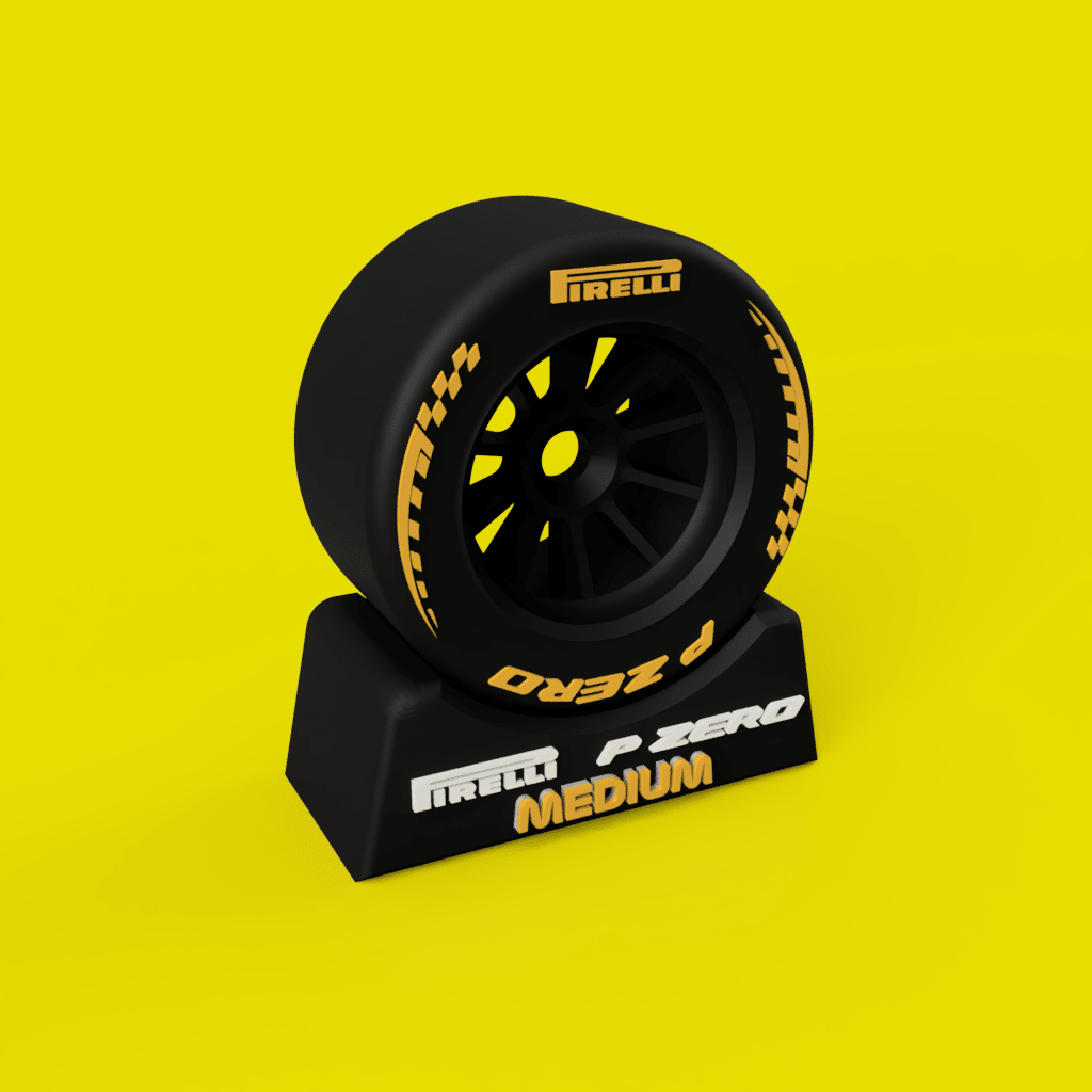 Set Llantas F1 Pirelli - Prinx 3D
