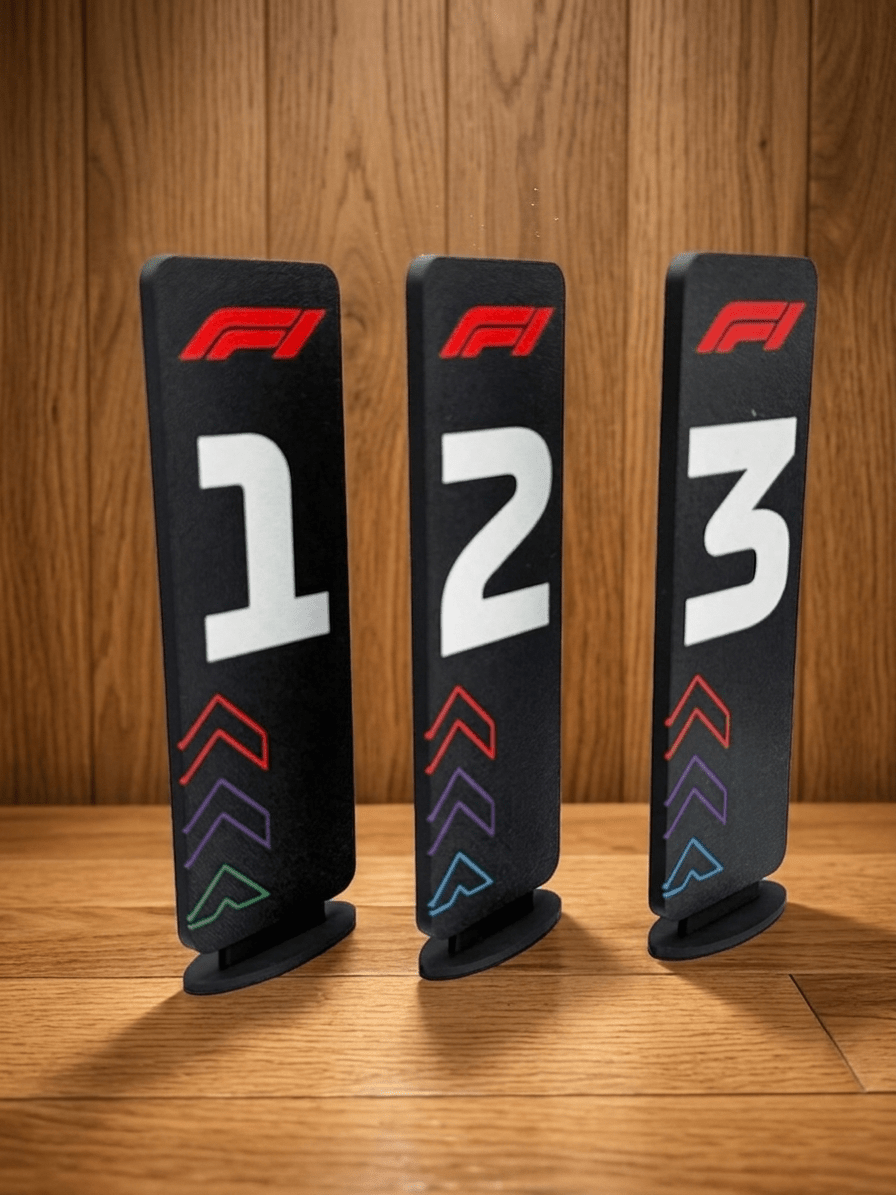 Set Señales Parc Fermé F1 - Prinx 3D