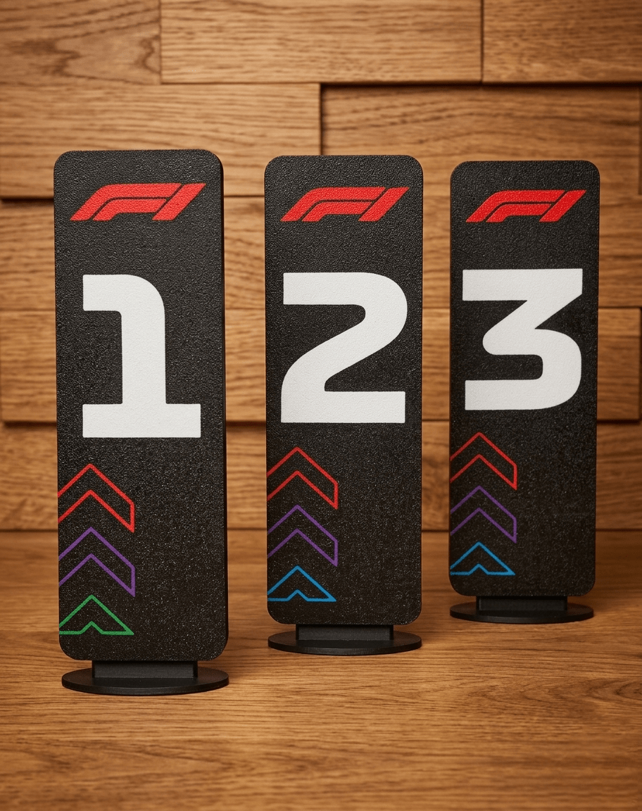 Set Señales Parc Fermé F1 - Prinx 3D