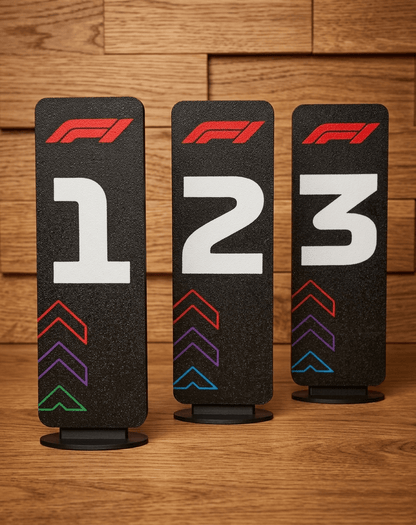 Set Señales Parc Fermé F1 - Prinx 3D